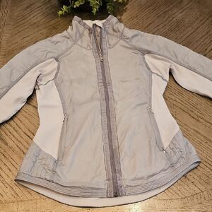 Lululemon Size 6 Fleec3 Quilted Zip Up Jacket